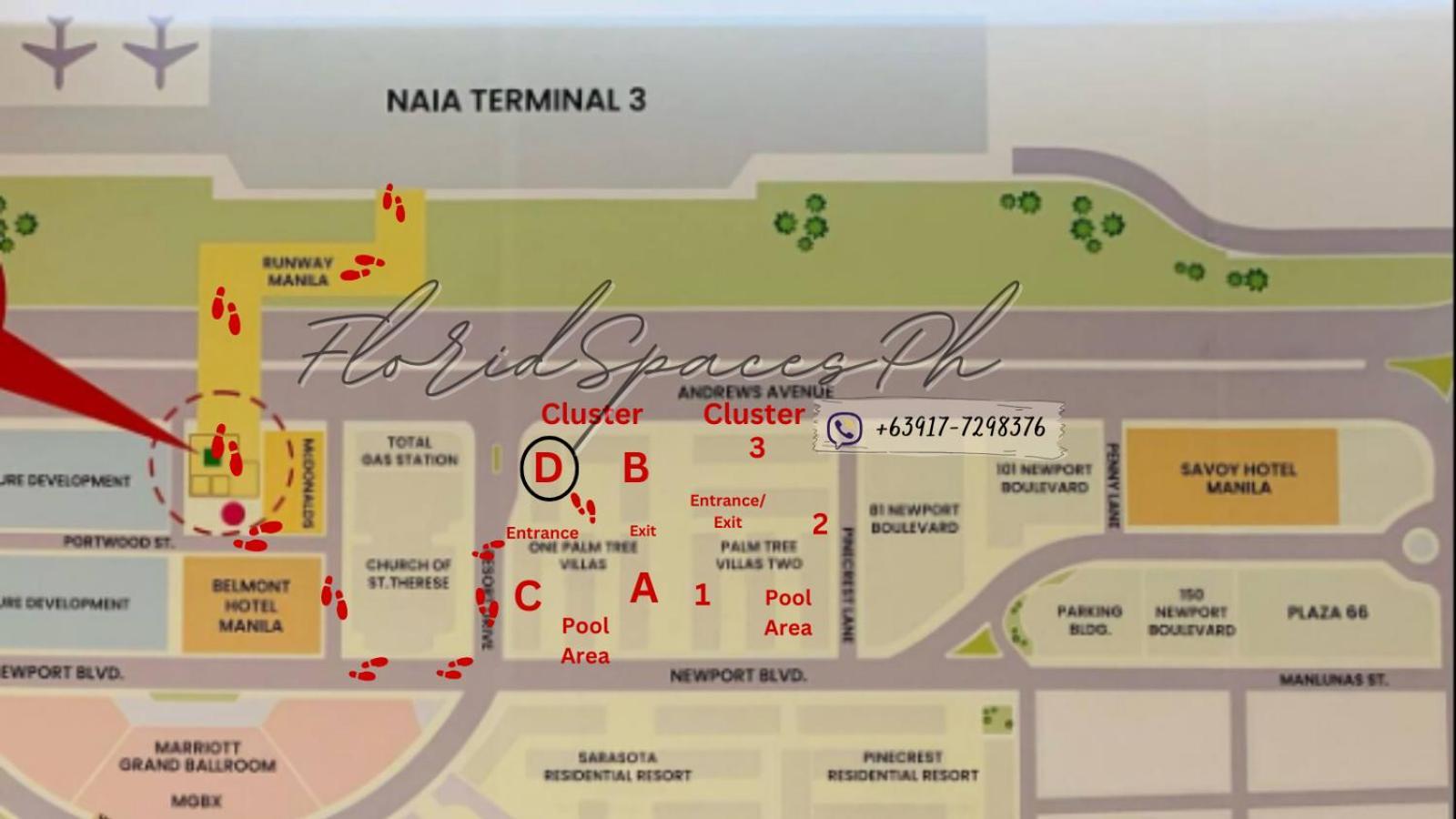 One Palm Tree Villas Condominium - Studio 2Nd Fl With Balcony - Across Terminal 3 Airport Pasay Eksteriør bilde